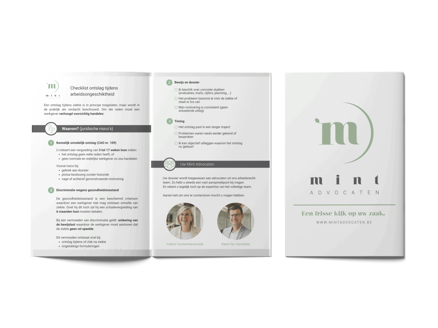 Mint Advocaten - Checklist ontslag tijdens arbeidsongeschiktheid