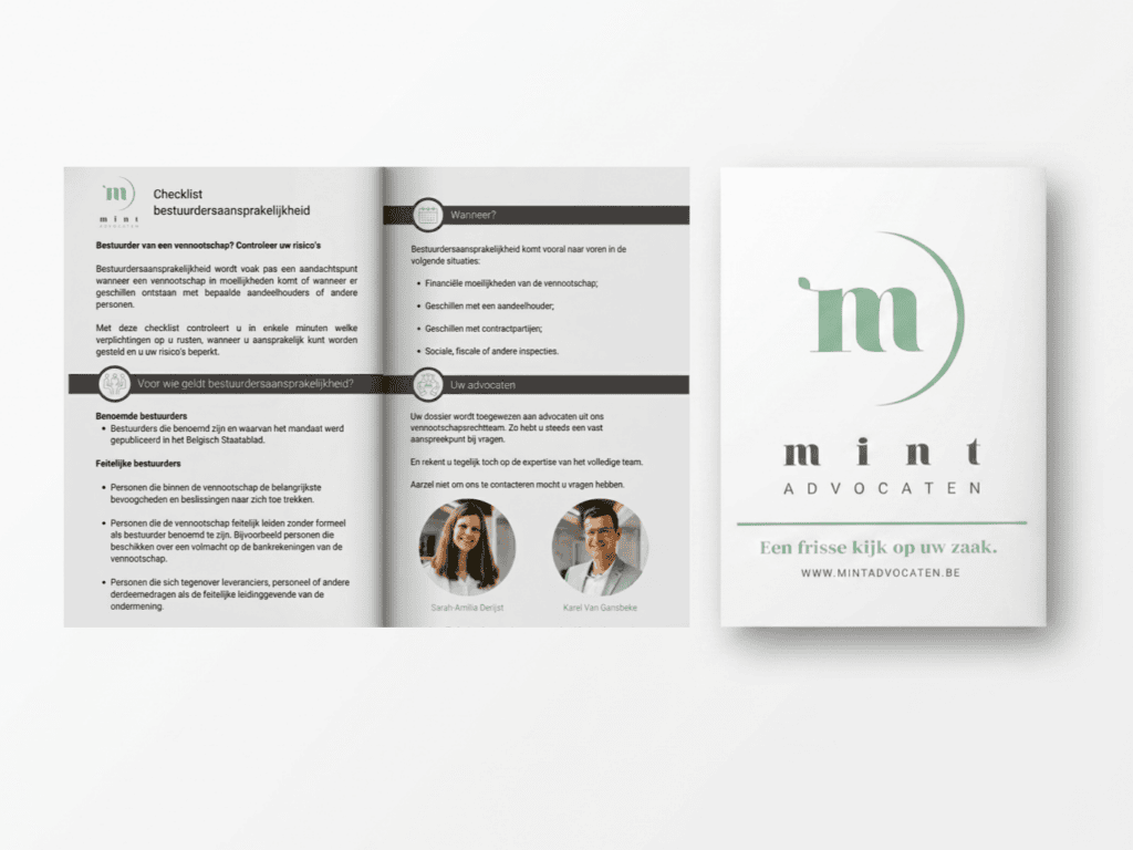Checklist bestuurdersaansprakelijkheid mockup 1